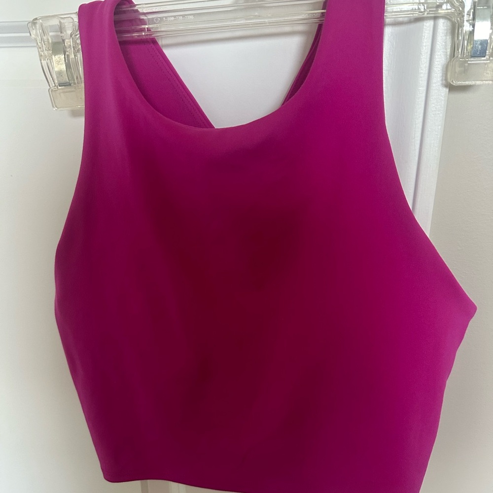 Athleta crop bra tank